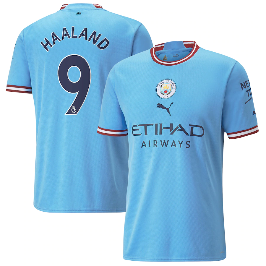 Maillot Haaland Manchester City Domicile 2022-2023