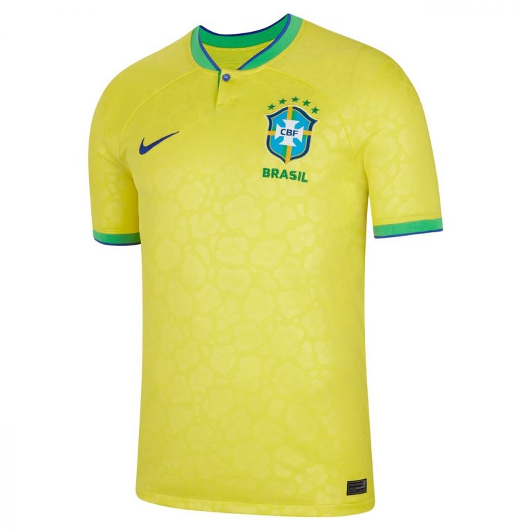 Camiseta De Fútbol Brasil kids 2022 3-15 Años Copa Mundial