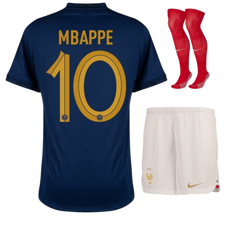 Maillot Mbappé ENFANT/JUNIOR Equipe de France Domicile Coupe Du