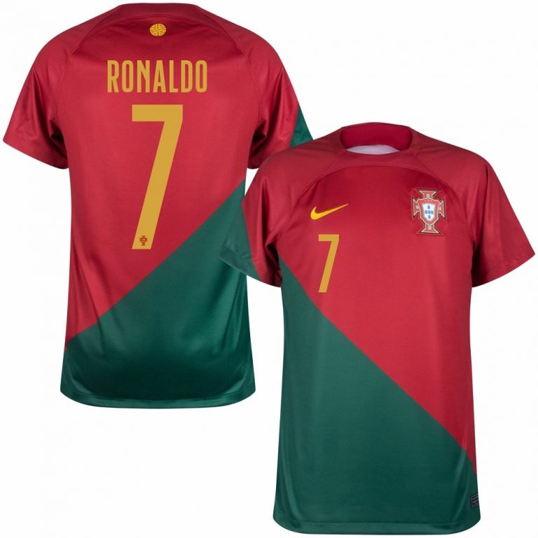 Maillot Cristiano Ronaldo Portugal Domicile Coupe Du Monde 2022